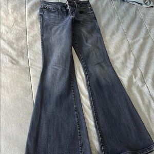 Level 99 Women's Blue Flared Jeans